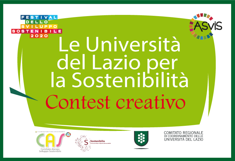 uni_cassino's tweet photo. ❗️Le Università del Lazio per la Sostenibilità❗️
#FestivalSviluppoSostenibile @ASviSItalia
Il Comitato Regionale di coordinamento delle Università del Lazio #CRUL promuove un contest creativo sulla Sostenibilità 👉https://t.co/yLV3dFV1bm
#Unicas #Sustainability @Gio_Betta https://t.co/8ac24iseS3