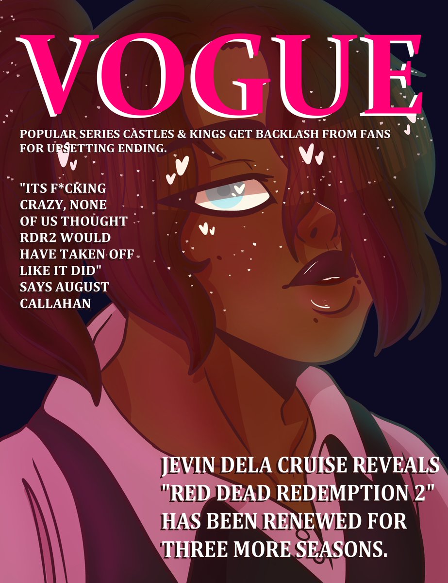 sodapoppyalt's tweet photo. Modern AU where RDR2 is a TV series so everyone is an actor. Idk it was late and I wanted to show how pretty he is. Also, his real name is Jevin Dela Cruise.
#rdr2oc #rdr2 #reddeadredemption2 #reddeadredemption2oc #myart #myartwork #digitalart #rdr2modernau #modernau #ocart #oc https://t.co/4Q9BapbsKO