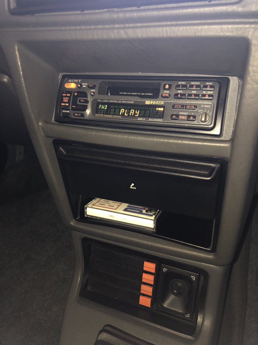 _markbridge73's tweet photo. Guess my 80’s car with appropriate cassette playing. @mattgoss https://t.co/OAkoaZFH5Q