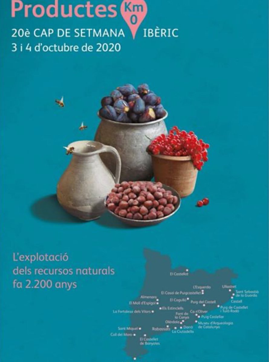 xercavinsverdu's tweet photo. Un any més el poblat #iberic dels #estinclells formarà part del 20è Cap de setmana Ibèric el dissabte 3 d’octubre.
A les 10:00h visita al poblat.
A les 11:00h explicació del projecte experimental: Explotació dels recursos agrícoles. I tot seguit trepitjada de raïm i cocció de pa https://t.co/ncBWjQ4zWT