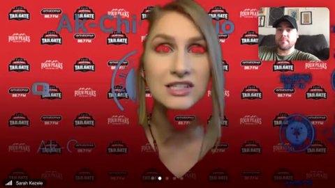 SarahKezele's tweet photo. We just did a test run of the @AZSports Virtual Tailgate (starting next week!) and if this doesn't get y'all interested then I don't know what will https://t.co/T3QMGbNSEd
