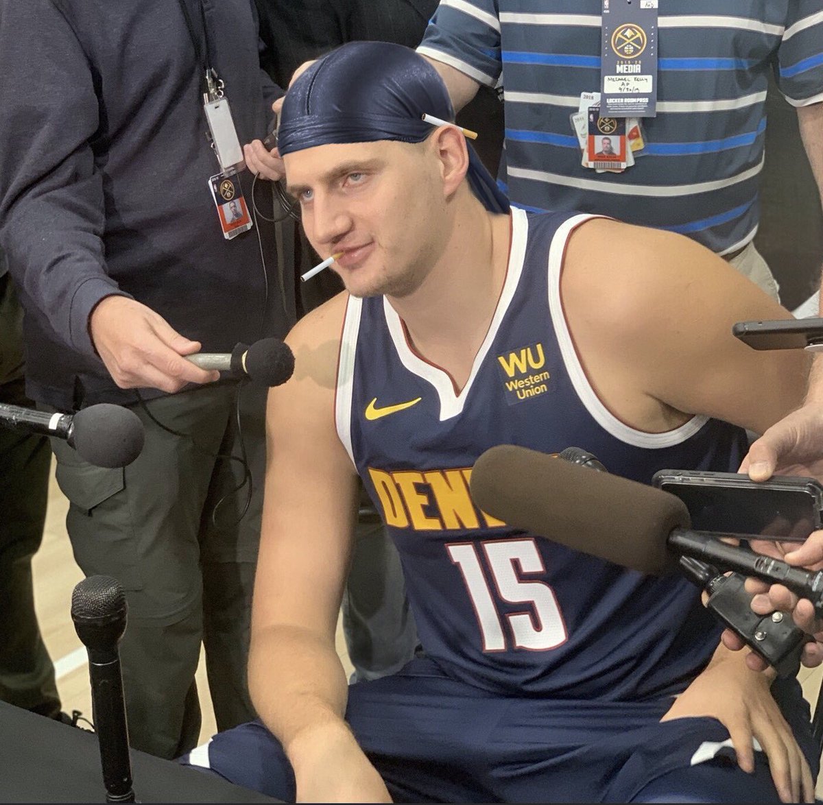 xStormin's tweet photo. Two words people... Nikola Jokic https://t.co/h6HiiUkEGS