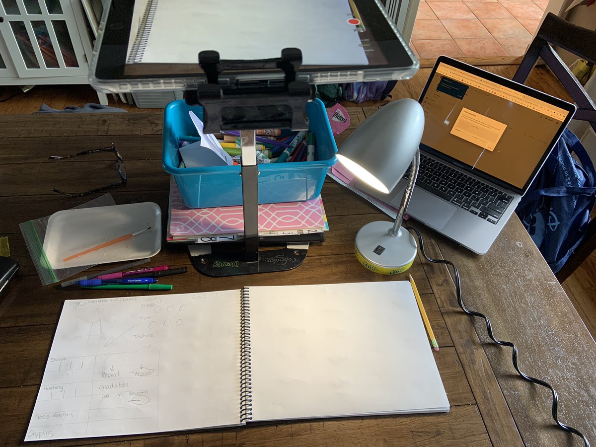 BRMSart's tweet photo. Behind the scene peak at how I made my videos for class #wearechesternj https://t.co/SJPPUl82yg