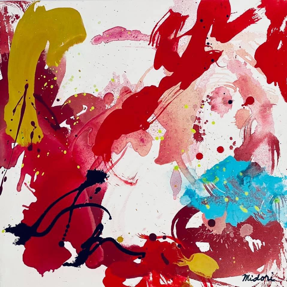 miko4art's tweet photo. KURENAI NO MACHI
(City in Red)
24โ x 24โ
Mixed Media on canvas
#cityinred #abstractart #midorimccane https://t.co/vRspXWFjMh
