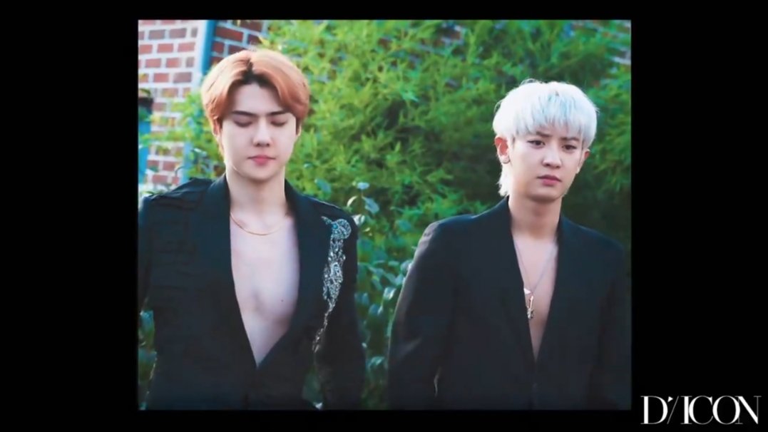 Now, people. These two are my source of sanity but oh Lord, LOOK AT HOW INSANE SECHAN IS?! MAN, DICON LITERALLY GAVE US EVERYTHING  #EXO_SC    #SEHUN    #CHANYEOL  