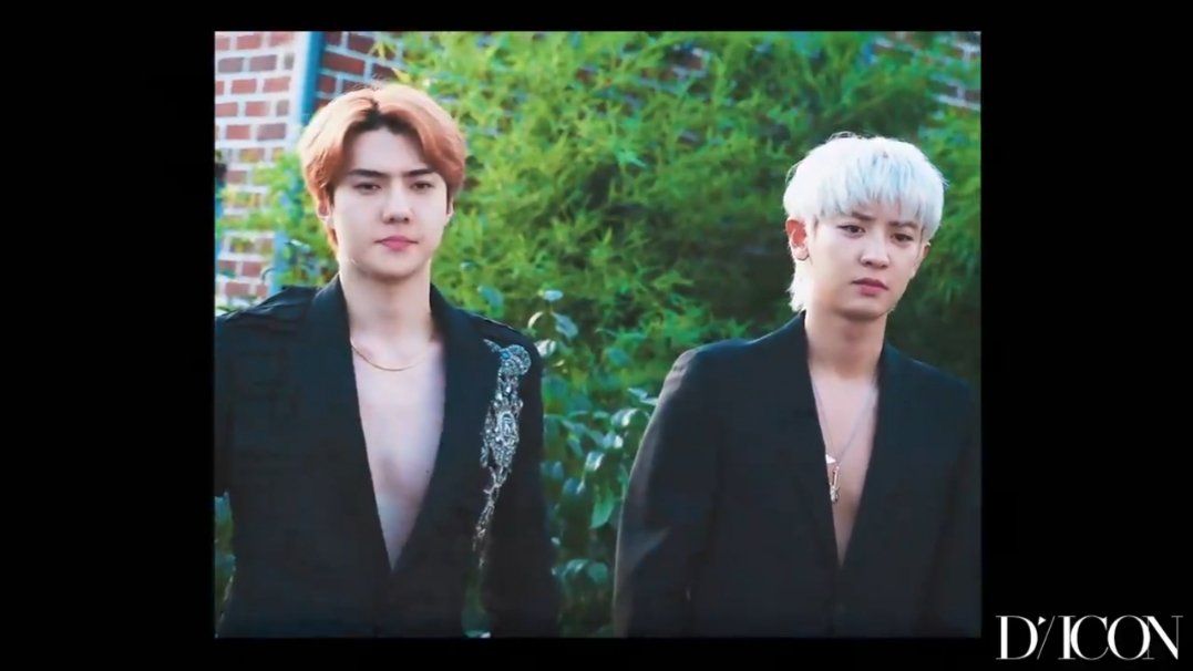 Now, people. These two are my source of sanity but oh Lord, LOOK AT HOW INSANE SECHAN IS?! MAN, DICON LITERALLY GAVE US EVERYTHING  #EXO_SC    #SEHUN    #CHANYEOL  