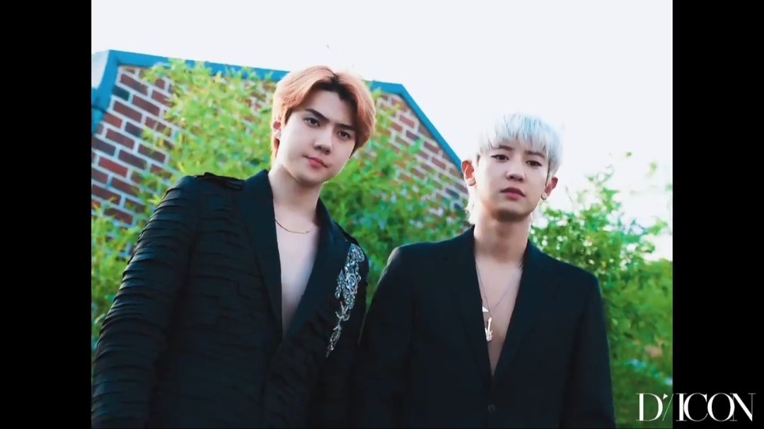 I MEAN, LOOK AT THE VISUALS  THESE TWO CAN JUST STAND WHEREVER THEY WANT AND WOULD STILL GET PRAISED  and hey, these two are talented too! versatile artists, indeed  #EXO_SC    #SEHUN    #CHANYEOL  