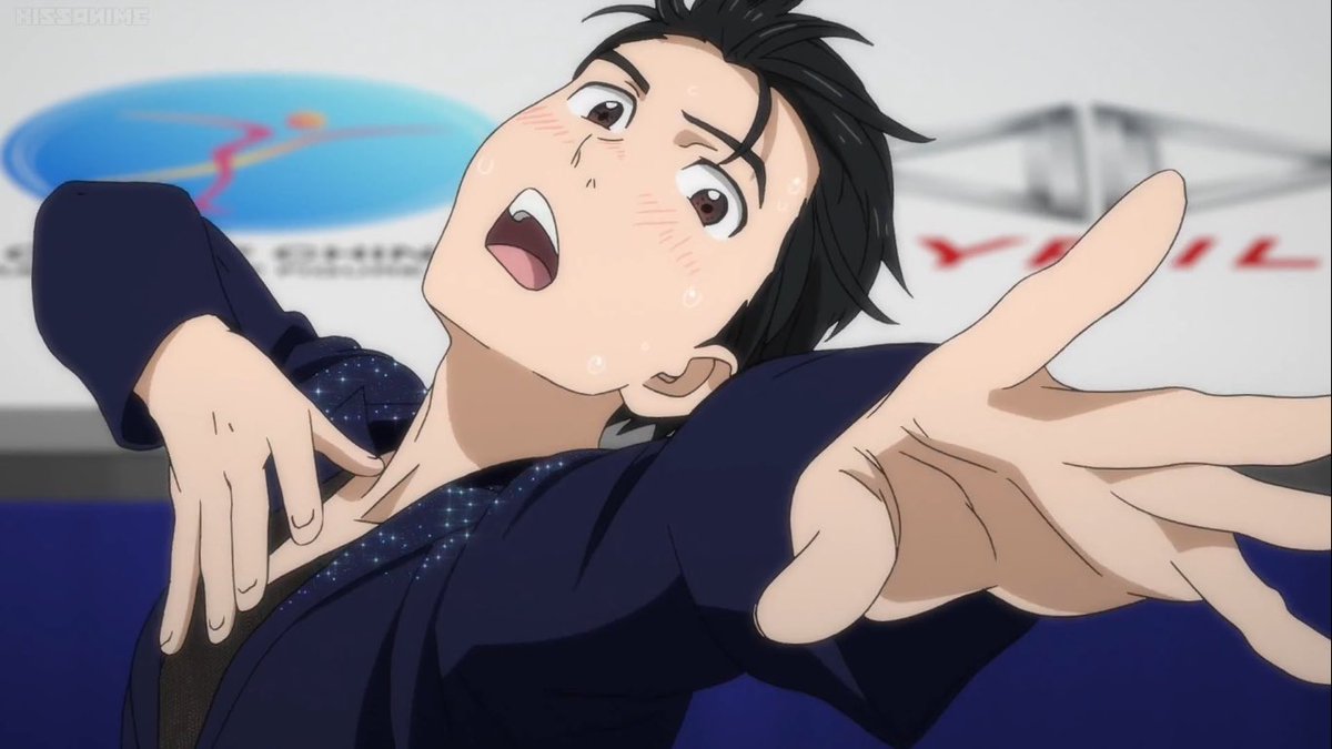 Yuri from Yuri!!! On Ice starts off in House Bojack, but he's in the shallow end of that pool. By the end of the series, he's probably more of an Iroh. Keep this in mind as we continue this thread.