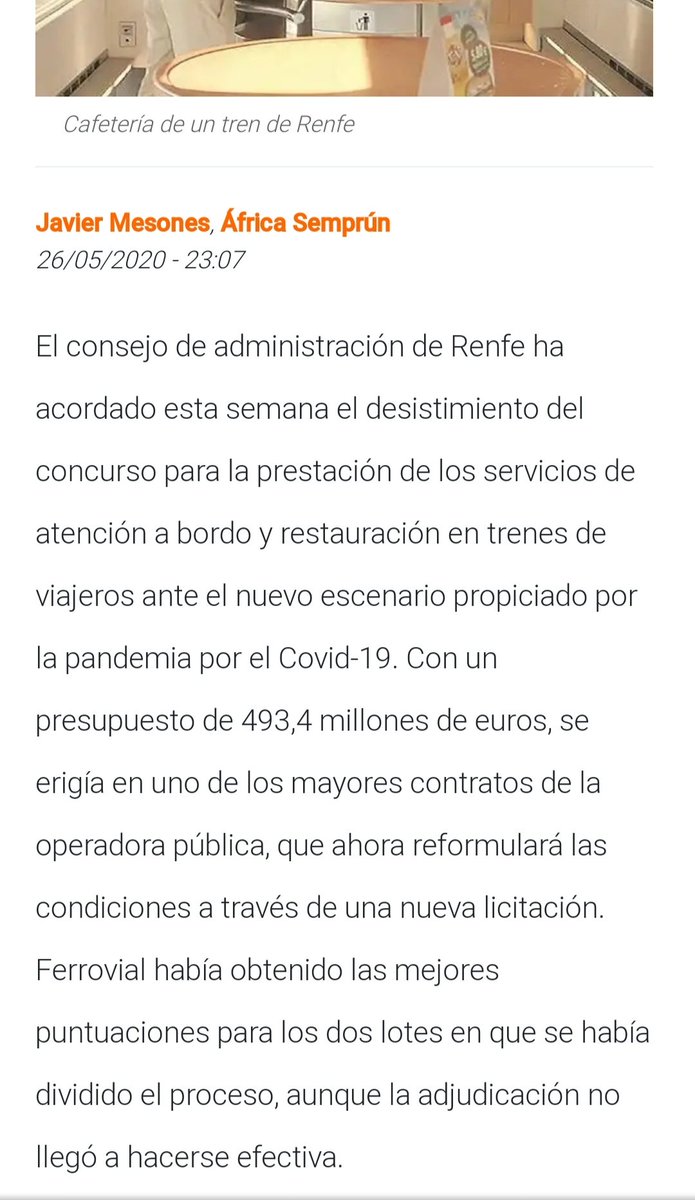 dianaCazadora78's tweet photo. 📢4 meses:@Renfe pasa de una licitación de 493,4M€ a 122M€💵🚆🤔.
Dicen @PSOE @Yolanda_Diaz_ @abalosmeco  no se podrá despedir por  #Covid_19 .
2️⃣0️⃣0️⃣0️⃣ Trabajadores estamos abocados a ello ⏳🆘
@SFFCGT @FSCdeCCOO @AccionsindUSO @SoliObrera @SFIntersindical @afectadosxrenfe https://t.co/Rjko40qlb0
