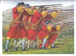 By the War of the Spanish Succession most infantrymen of the major combatants were armed with flintlock muskets, which will be the main firearm of European infantry for the rest of these threads. In battle, the average rate of fire was usually around 2-3 rounds per minute.