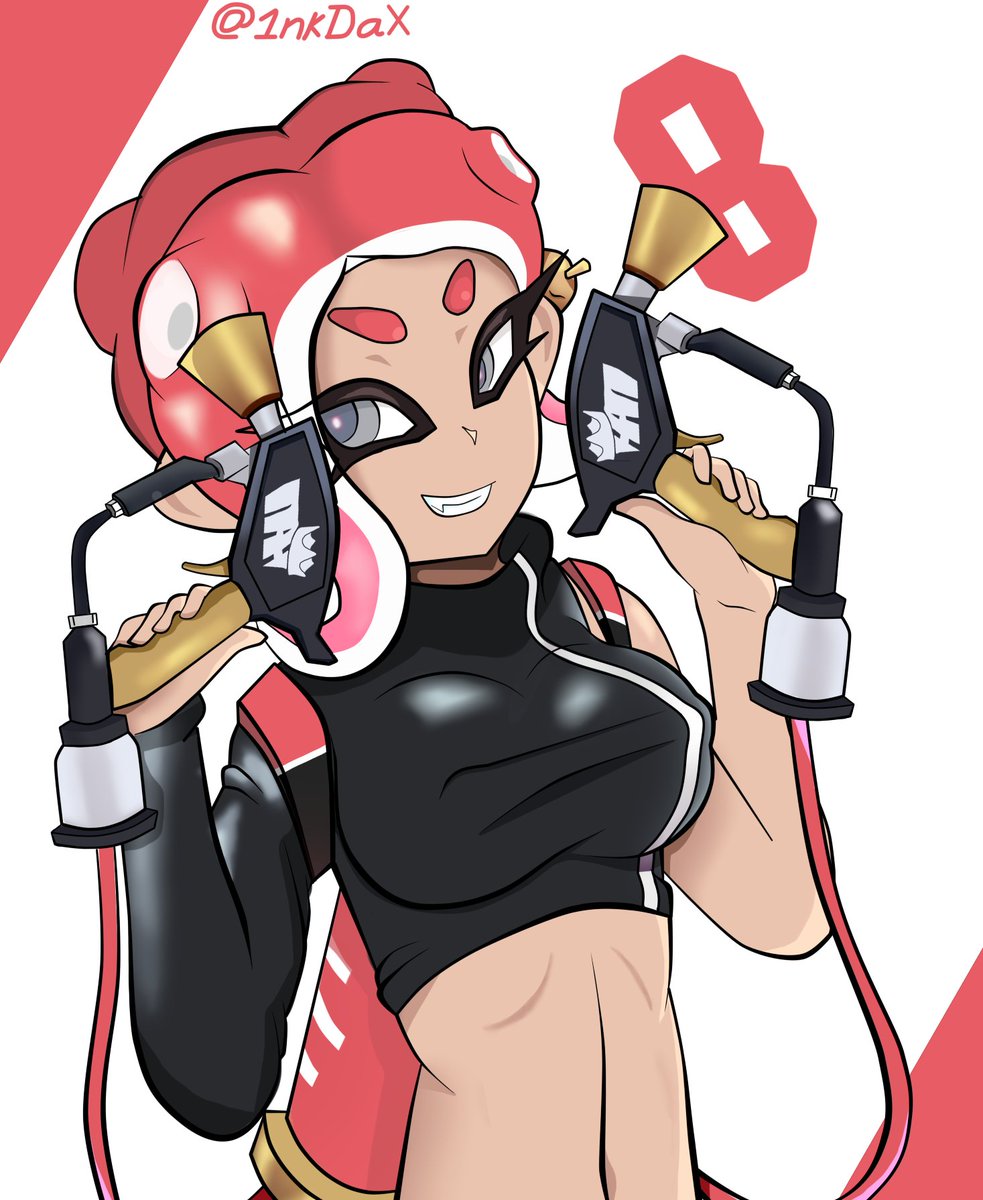 Well, there is a long time ago I wanted to do this fanart of the agent 8 of...