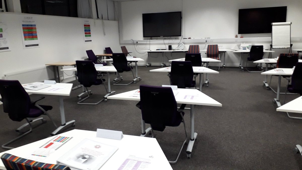 IC026's tweet image. All set up ready to welcome Learners from @MerseyFire @LancashireFRS @DerbyshireFRS @Glosfire @Bucksfire @cambsfrs @EastSussexFRS to their @SFJAwards Level 4 Intermediate Incident Command course in the morning. #sharedexperience #sharedlearning #cognitivediversity #addedvalue
