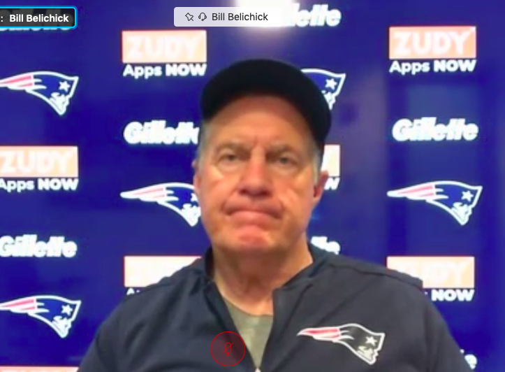 BenVolin's tweet photo. Bill Belichick, what was the atmosphere like today? Have you ever experienced anything close to that? Does it compare to anything?

"Practice." https://t.co/d9gOntc0HG
