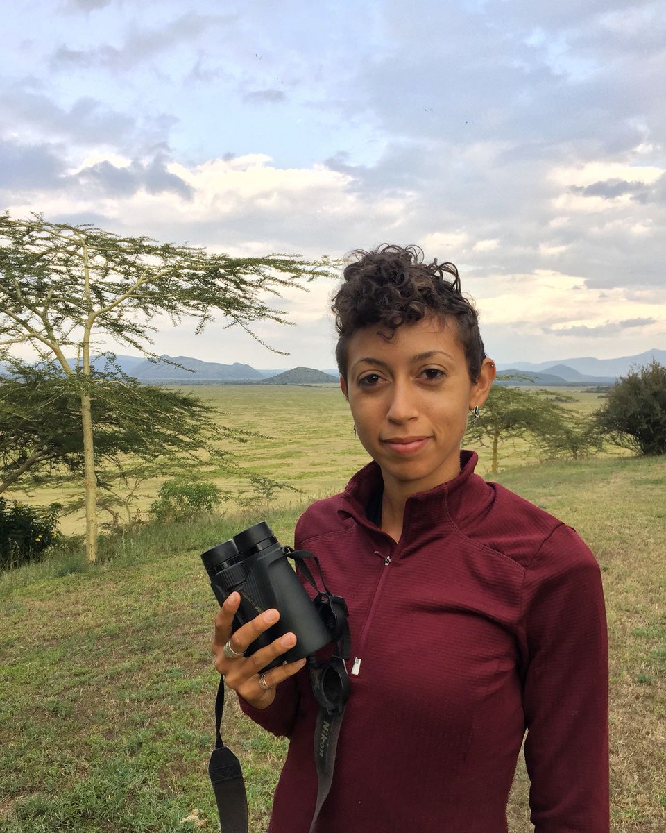 “I’m Christine Wilkinson ( @ScrapNaturalist) a conservation biologist at  @UCBerkeley &  #NatGeoExplorer. I study how spotted hyenas and other large carnivores interact with people & livestock, & how they move through developed landscapes.” Photo by: Jessica Ortiz