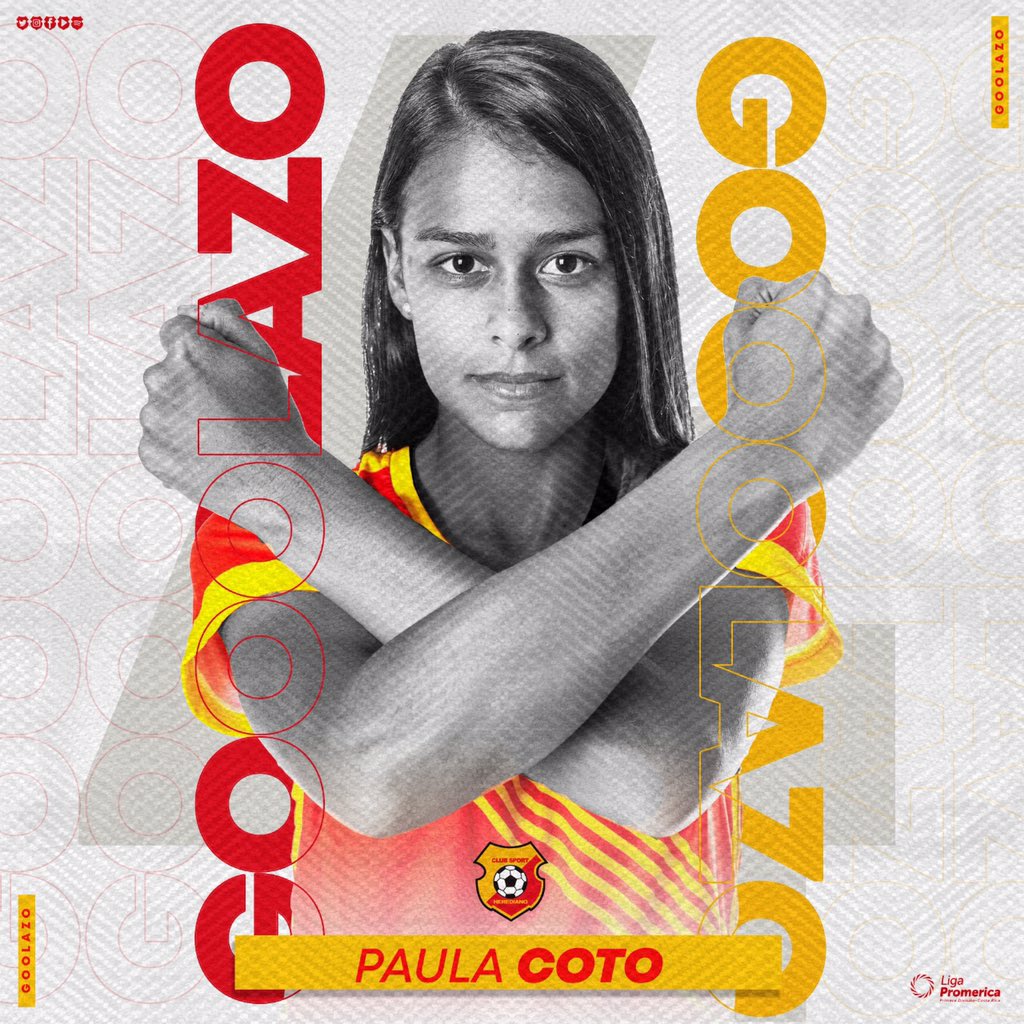 csh1921ff's tweet photo. G⚽️⚽️⚽️🟡🟡🟡🔴🔴🔴⚽️⚽️⚽️LLLAAAZZZ⚽️⚽️⚽️  del Club Sport Herediano FF ! 

👤 Anotación de nuestra número 4, Paula Coto

Club Sport Herediano FF  1️⃣➖ 1️⃣ Saprissa FF

#SomosElTeam #CSHvsSAP #LigaPromericaFemenina  #JuntosSomosMásFuertes #CSHAPP https://t.co/h3hqEaaaAm