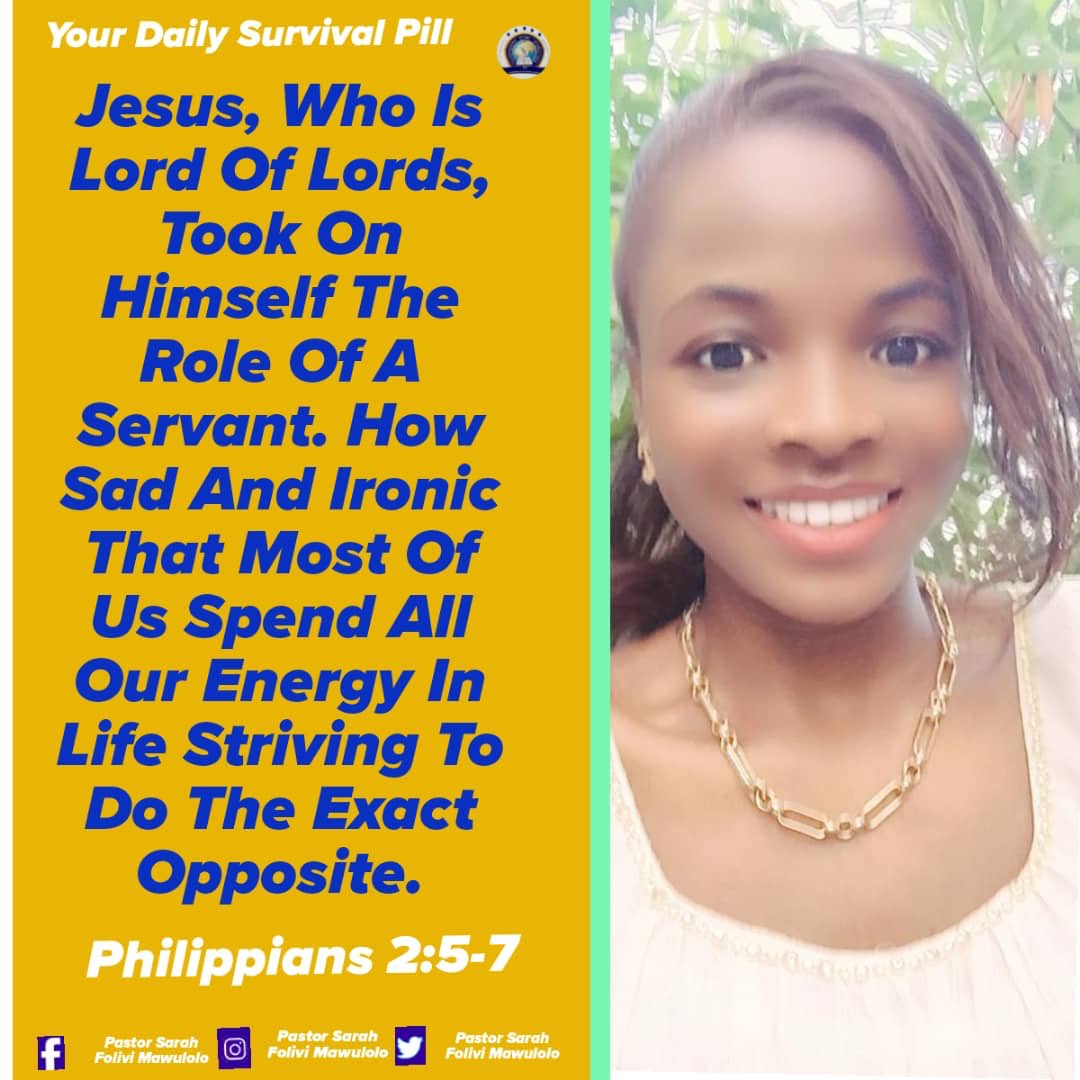 FoliviSarah's tweet photo. Philippians 2:5-7. Let this mind be in you, which was also in Christ Jesus:
Who, being in the form of God, thought it not robbery to be equal with God:
But made himself of no reputation, and took upon him the form of a servant, and was made in the likeness of men.
#livechrist https://t.co/95QVOJTyDA