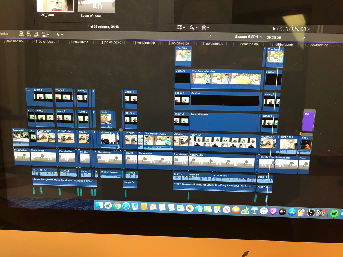 ThePawse's tweet photo. The Pawse wouldn’t be what it is if it weren’t for the hard work of the editors! This is how complicated the first episode got... https://t.co/fJ5ZJd0G4b