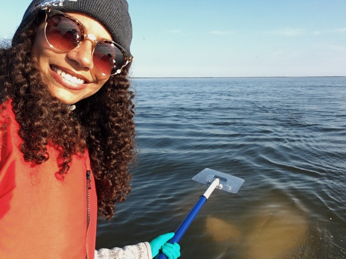 “Hi everyone, my name is Justine Hudson ( @justinehud), and I'm a biologist studying marine mammals in the Canadian Arctic. I'm a professional beluga snot collector interested in using hormones to better understand the life histories of Arctic marine mammals.”