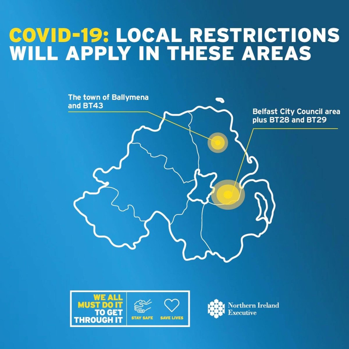 PicturskewPhoto's tweet photo. #Ballymena has now been moved to somewhere near Ballymoney #Lockdownrestrictions #NorthernIreland #BT43 @Deirsco @Crawford_Sim @jo_ginge_ @lfclee2011 @unit2plus4 @paul_leigh29 https://t.co/D6MYh72RQ8