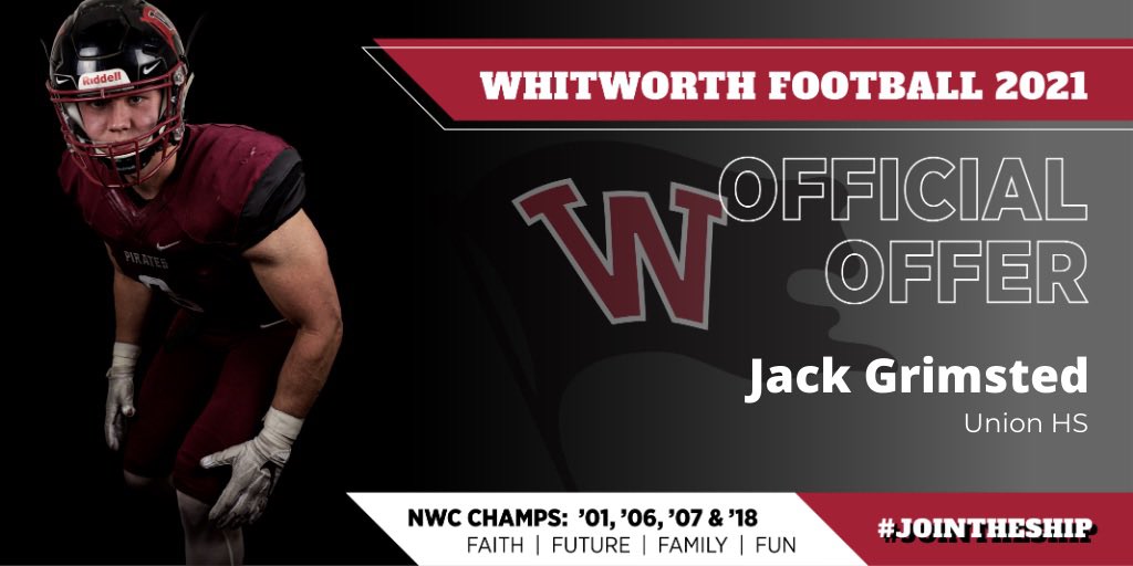 jtgfletch's tweet photo. Excited to receive another offer from Whitworth University  @coachsandberg https://t.co/VJk2DOJsh3