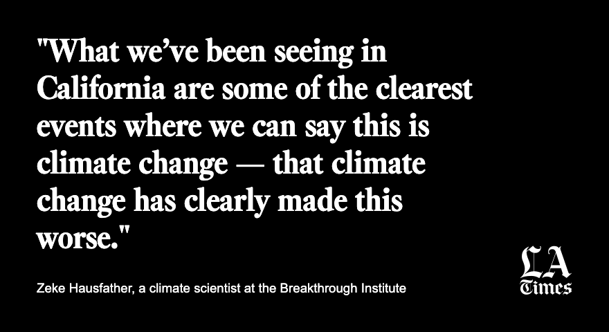 Their convergence is perhaps the strongest signal yet that the calamity climate scientists have warned of for years isn’t far off in the future; it is here today and can no longer be ignored. https://www.latimes.com/california/story/2020-09-13/climate-change-wildfires-california-west-coast