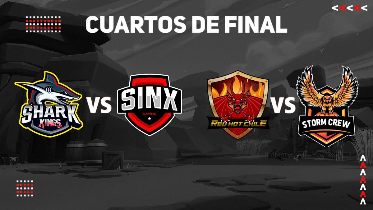 #BSCL | ¡MachtDay!

Shark Kings 🆚 Sinx

Red Hot Chile 🆚 Storm Crew

🕛 | 20hs 🇦🇷 
🎙️ | @carrascoosaa
💻 | m.twitch.tv/carrascosacl