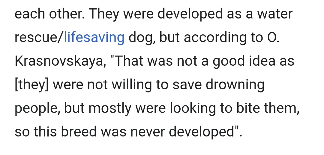 Not a week goes by when I don't think about the Moscow Water Dog's Wikipedia page