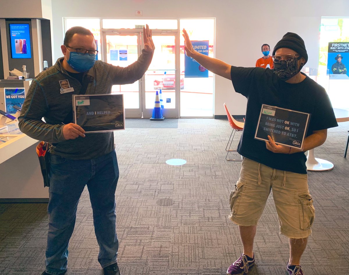 Meggs0614's tweet photo. Welcome to the family!!!#NotOKwithbeingOK #switchseptember @melphillipsOK @TeamChickaBOOM @okla_phillips @ATT @Mark_Loy3 https://t.co/aiWxky57W3