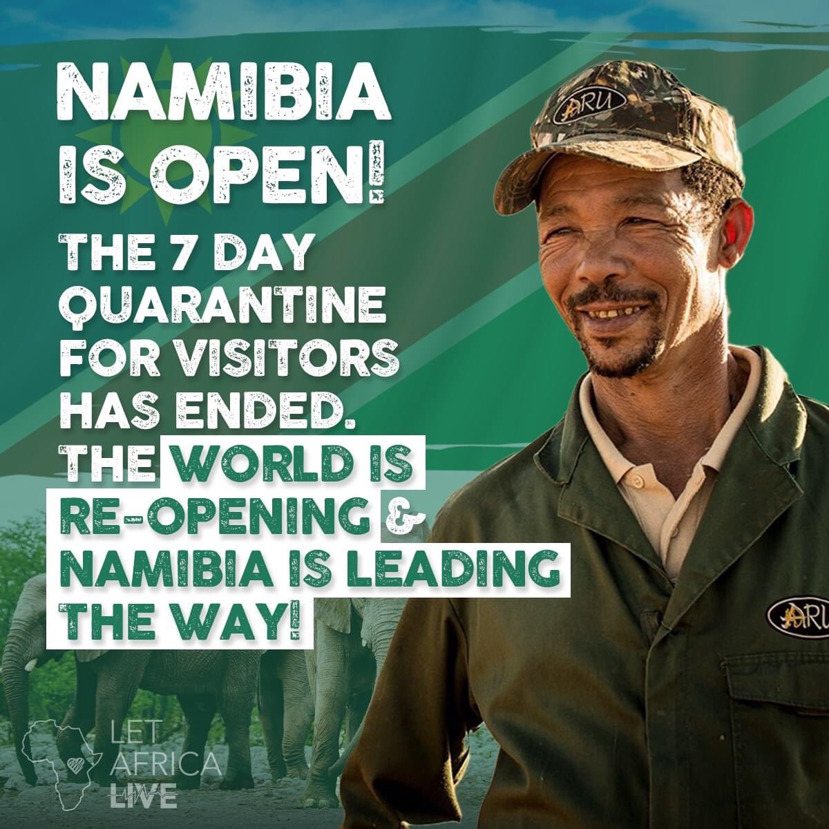 Namibia is opening its borders with the first Lufthansa flight landing in October! Let’s open our economy &amp; let’s start to travel! <a href="/SureTravel/">Sure Travel</a>