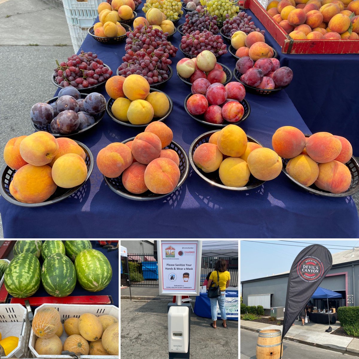 Veggies 🍅 Fruits 🍉 & 😷@SanCarlosBiz @rcsmcchamber #sancarlosfarmersmarket Open 10-2 Sundays Bayport & Varian San Carlos  @RedwoodCity @CityofSanCarlos @sanmateoco @visit_SMC_SV @visitRWC