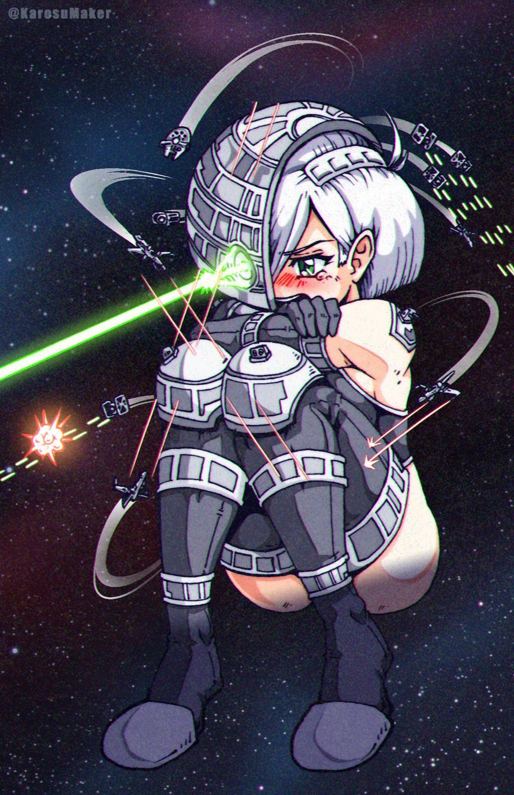 Gijinka Land on X: This is Death Star Chan by karosu-maker on deviant art.  Here's the link to the the main page. t.co5j2J2AAMeu I was totally  blown away by this. #starwars #gijinka #