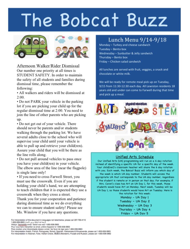 Farwell Elementary School tweet media