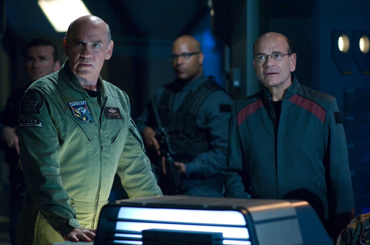 Two of my very favorites: Mitch Pileggi and <a href="/RobertPicardo/">Robert Picardo</a>  #Stargate #Atlantis #StargateAtlantis #SGA