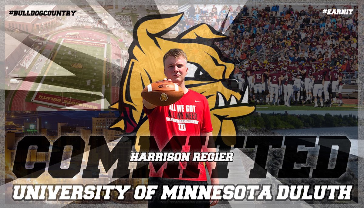 I’m excited to announce that I will be furthering my education and football career at the University of Minnesota Duluth. Thank you to my coaches, teammates, and family for their support! <a href="/CoachWiese/">Curt Wiese</a> @CoachHeikkinen <a href="/UMD_Football/">UMD Football</a> #GoDogs