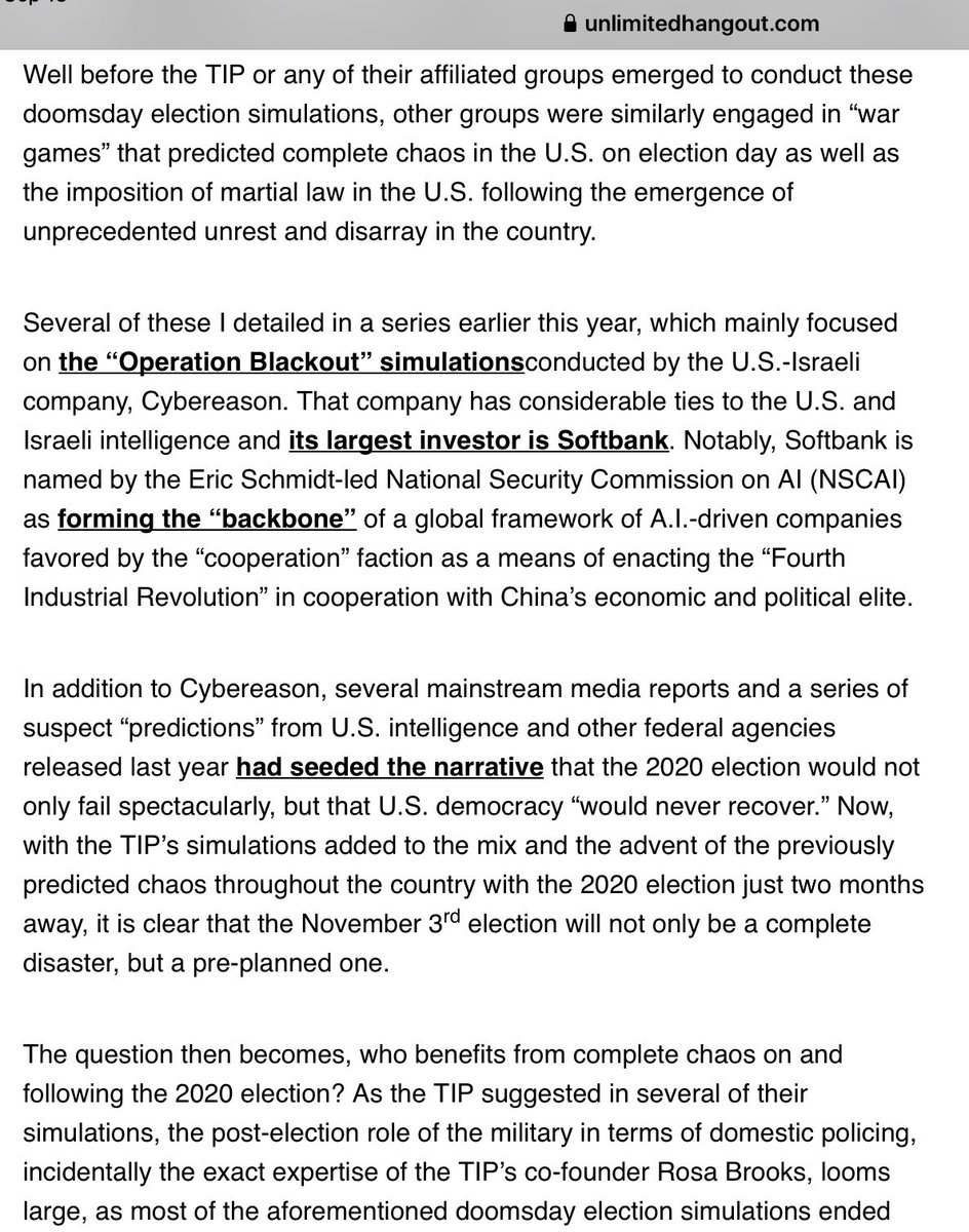 “Transition Integrity Project”