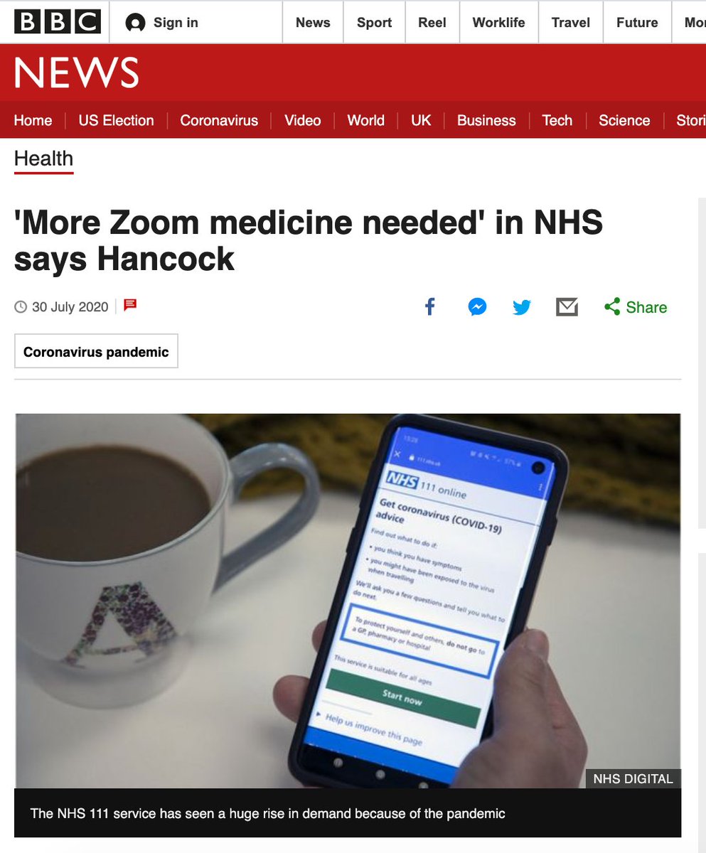 DrRitaIssa's tweet photo. 30th July: @MattHancock - "People should have phone or video consultations with their doctors unless there is a clinical reason not to"

14th September: "Surgeries will face investigation if they use remote services"

GPs: 🤯 https://t.co/LZ9XmTxTZJ
