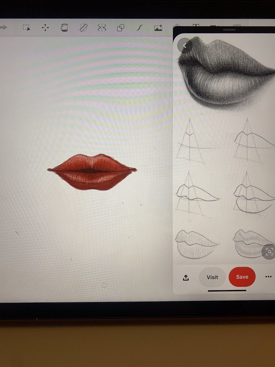 خلصتها واستمتعت لأول مره بالرسم الديجيتال ♥️
