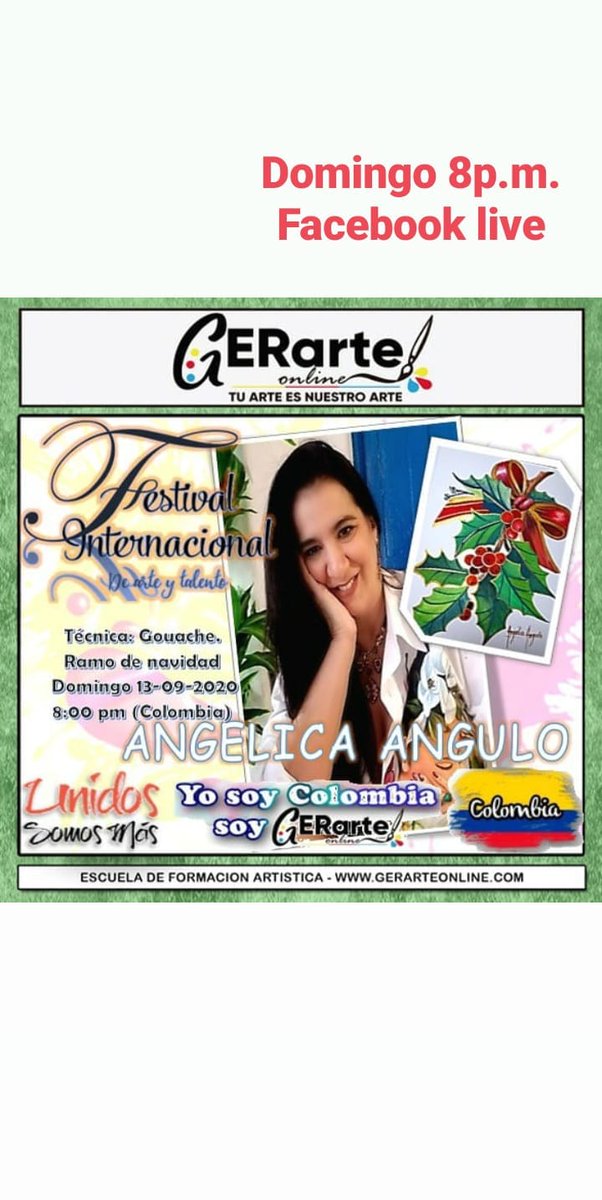 angiepintora's tweet photo. Quieres aprender a dominar diferentes técnicas? Conéctate este DOMINGO a las 8:00 pm
Lazo Navideño en técnica GOUACHE sobre papel acuarela atraves de Gerarte online en Facebook live
#gouache #acuarela #proyectodenavidad #tecnicashumedas
https://t.co/oVgUUReoZz https://t.co/BiDIyLqbiE
