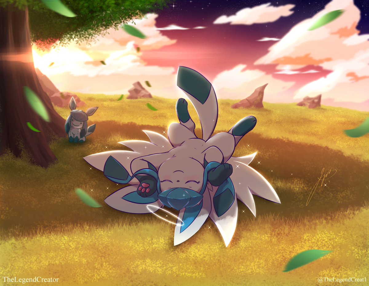 It's always wonderful to take breaks and relax!~ X3
Even though I seem to get a little busy most of the time, at least drawing gives me the relaxation I need! ^u^"
I feel quite relaxed finishing this piece and I did my absolute best!~ 💙❄️