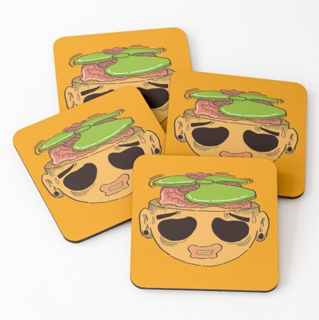 AnxiousAiko's tweet photo. Level up those random drink party with friends! Check out these cool &amp; unique #coasters from https://t.co/KqQGlnpfOa

#LowbrowArt #LowbrowArtist #PopSurrealism #Surrealism #RedBubble #RedBubbleArtist #Summer #PopArt #SundayThoughts #Drink #partyweekend https://t.co/GXic02sRDn