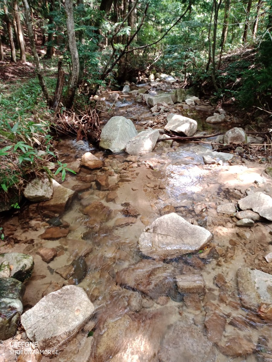 Take_c0621's tweet photo. 北広島の山奥にて。
舗装路とフラットダートのバランスが最高！
あと、水がきれい！ https://t.co/hI6skqYHKu