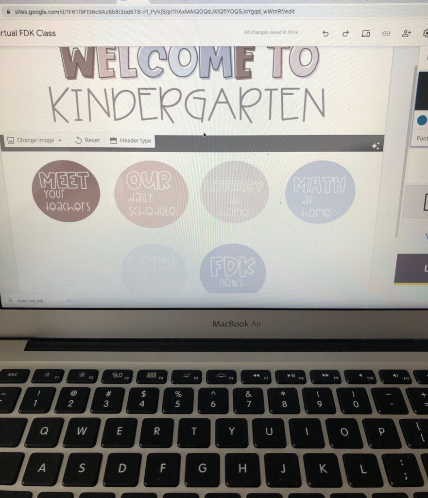 MrsBoomsma's tweet photo. Here we go...
Tomorrow starts a new journey and learning experience! We grow by being pushed outside our comfort zones.
Excited to meet my new group of kinders tomorrow💕 #sccdsb #SCVE #virtualFDK https://t.co/0hkqxIIp9r