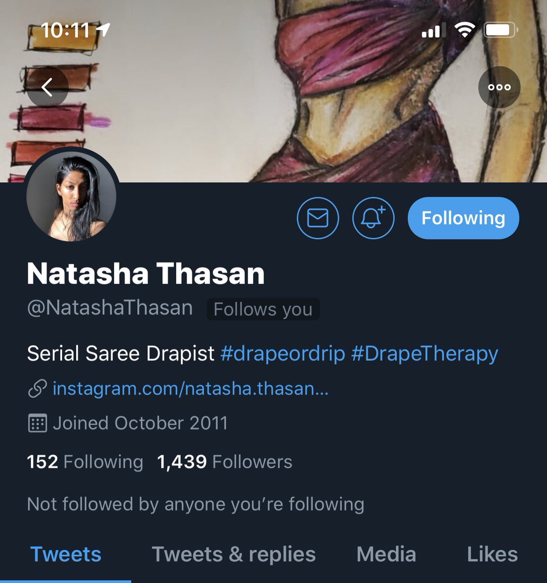 abrownwitch's tweet photo. Iโm legit fangirling rn, she was the reason I started to wear sarees more and experimenting with it ๐๐ฝโโ๏ธ๐๐ฝ๐๐ฝ such a hugeeee fan ๐ @NatashaThasan https://t.co/MmyIdeAhaS