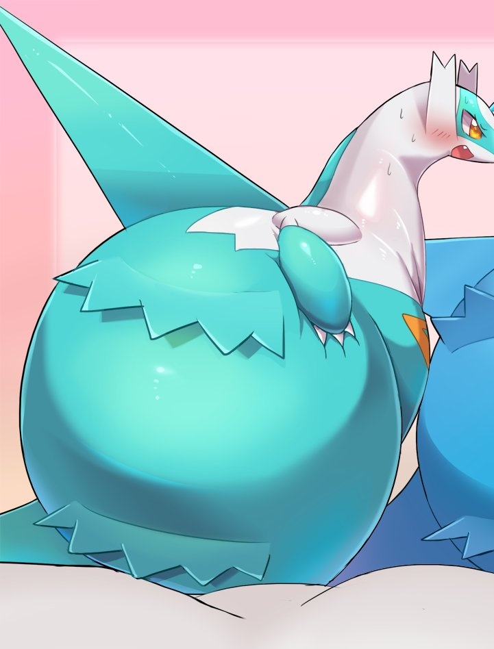 @LusteaVorbuns He'd continue with those grunting and moaned some as his hefty belly is squelched inside the buns stretched ass. Soon only the Latios's own massive rump sticks out, while being tucked away inside the belly.