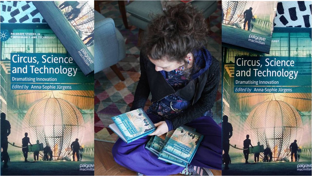 AnnaSo_Jurgens's tweet photo. Arrived today after 3 months on the road: our book on "Circus, Science and Technology"🥳10000 thank-yous to all our magnificent authors!! #circus #circusandscience #culturalstudies #science #Palgrave #technology #interdisciplinary #scienceinculture #performancestudies #innovation https://t.co/DwHZEPC7ot