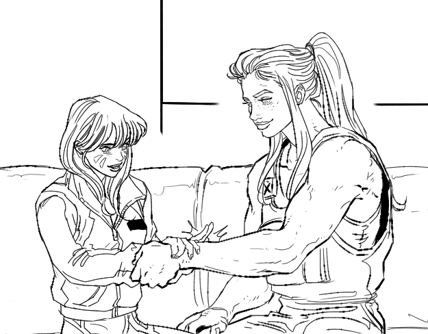 another wip of ow short comic 