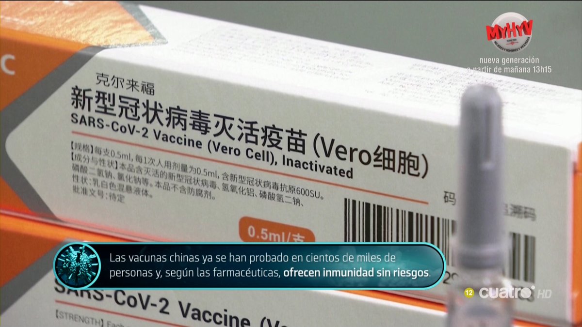navedelmisterio's tweet photo. Las vacunas chinas ya se han probado en cientos de miles de personas y, según las farmacéuticas, ofrecen inmunidad sin riesgos #CuartoMilenio https://t.co/97HXZ4TSZt