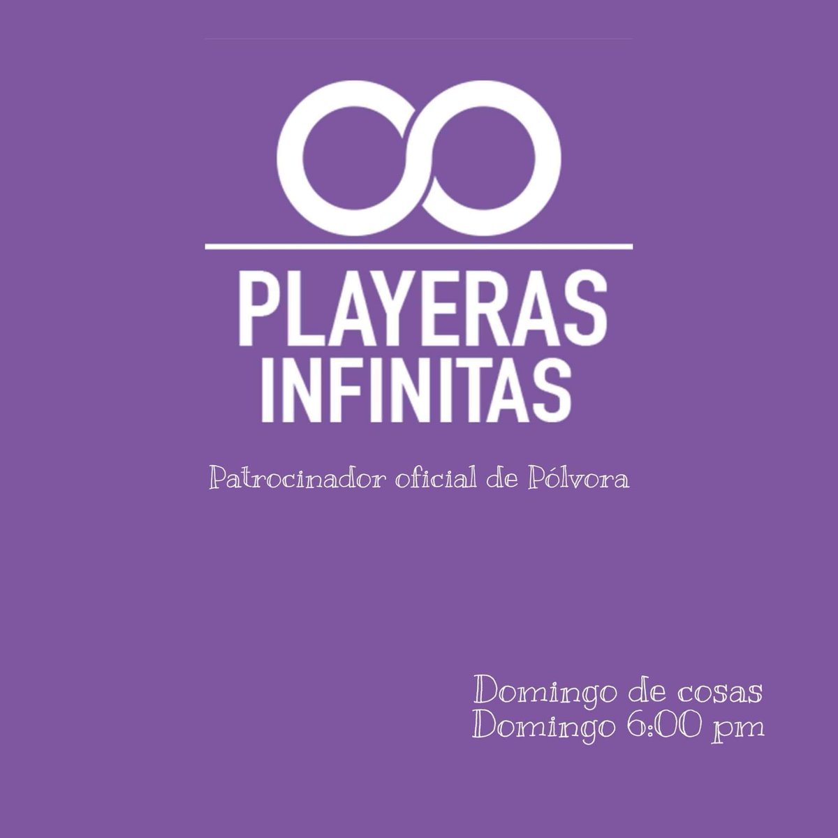 PolvoraRock's tweet photo. "Infinito" es una canción de Bunbury, mejor conocida como la Me calaste hondo.
Y hablando de calar, ya checamos que hay modelos chulos en #PlayerasInfinitas 😍
Mira que joyones para conquistar corazones ❤ https://t.co/NaeAyd9fWa