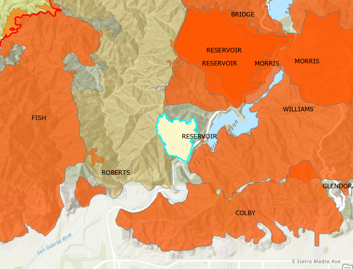 JetSetWithMe's tweet photo. What? You don't want to call it the Reservoir fire?? lol !
40 year fire history map with this year's #DamFire highlighted...
#SanGabrielCanyon #SoCalFires2020 https://t.co/ZJ9fo38pP4