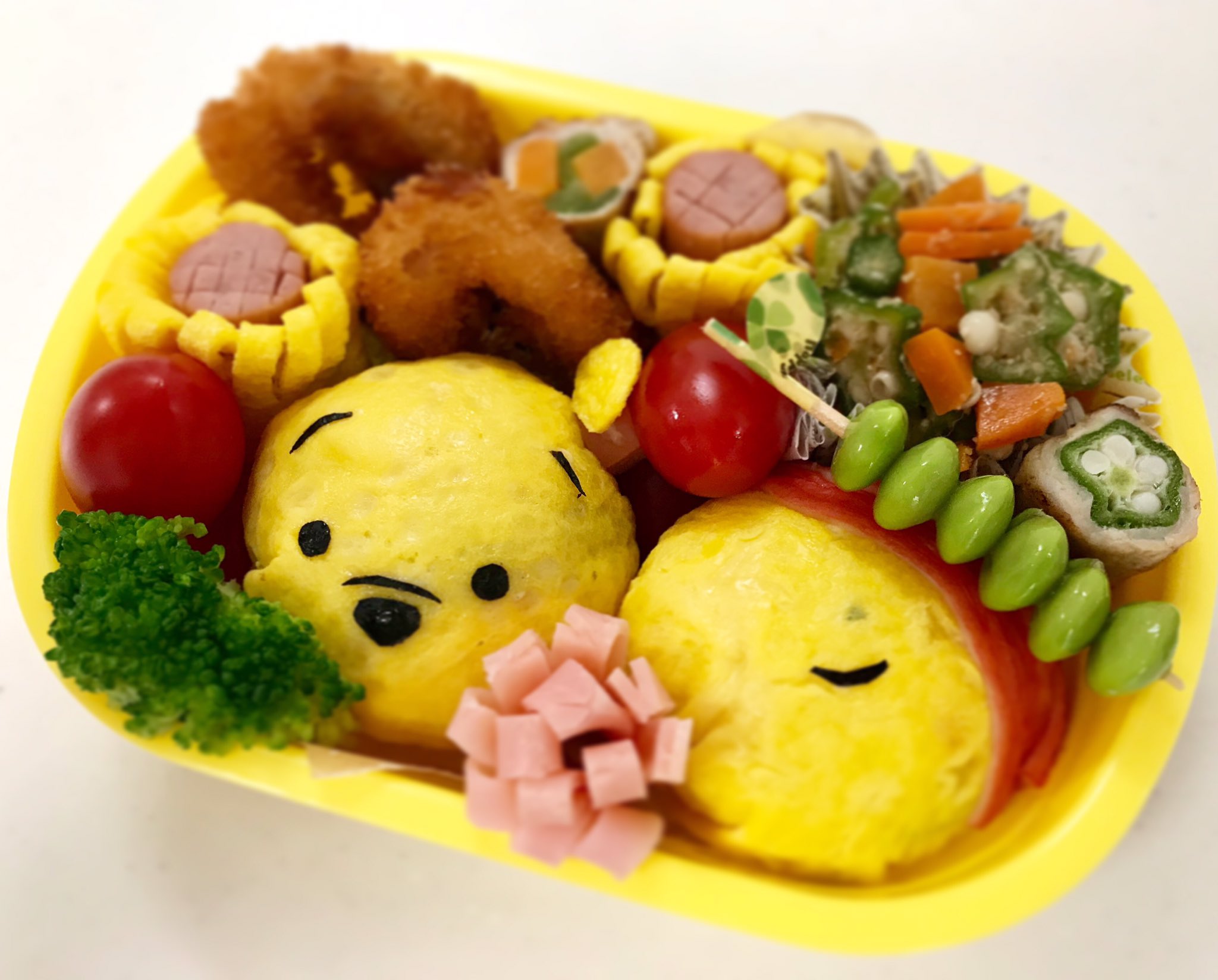 流行ん 久しぶりのお弁当の日 早起きして眠いです 園児のお弁当 幼児のお弁当 ディズニーツムツム ツムツム ツムツムキャラ弁 プーさんキャラ弁 プーさん T Co Xrqvhyczhn Twitter